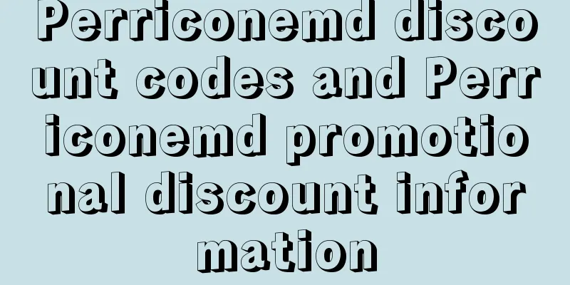 Perriconemd discount codes and Perriconemd promotional discount information
