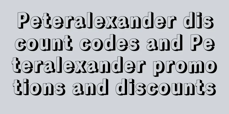 Peteralexander discount codes and Peteralexander promotions and discounts