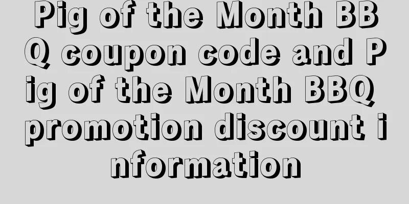 Pig of the Month BBQ coupon code and Pig of the Month BBQ promotion discount information