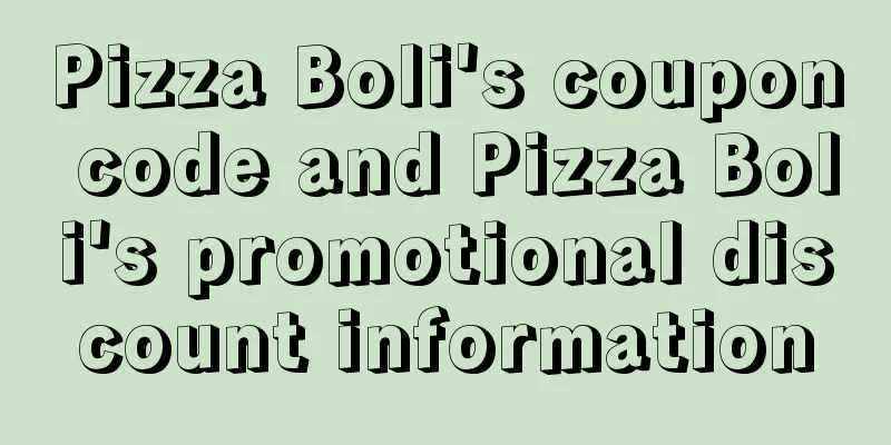 Pizza Boli's coupon code and Pizza Boli's promotional discount information