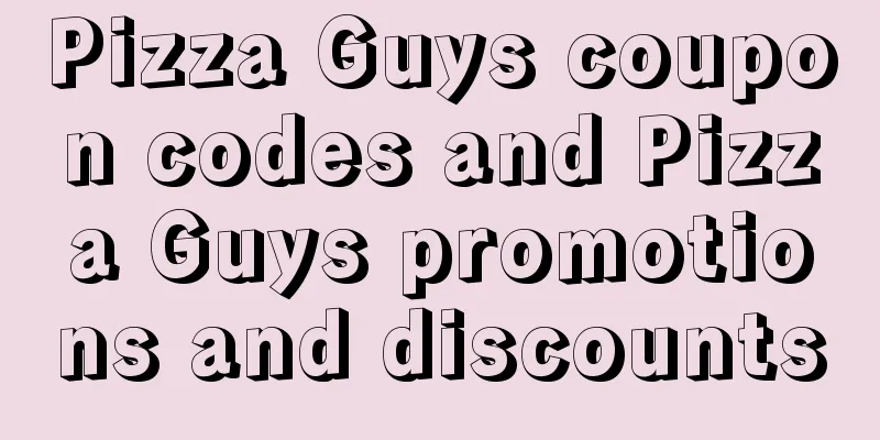 Pizza Guys coupon codes and Pizza Guys promotions and discounts
