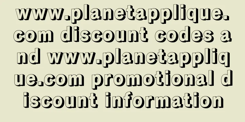 www.planetapplique.com discount codes and www.planetapplique.com promotional discount information