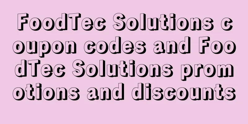 FoodTec Solutions coupon codes and FoodTec Solutions promotions and discounts