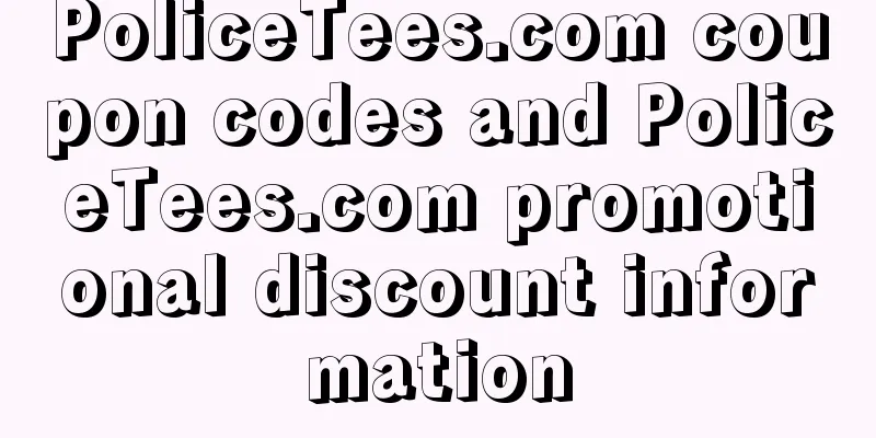 PoliceTees.com coupon codes and PoliceTees.com promotional discount information