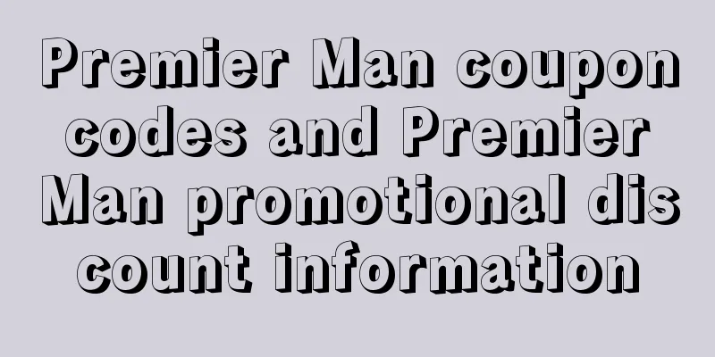 Premier Man coupon codes and Premier Man promotional discount information