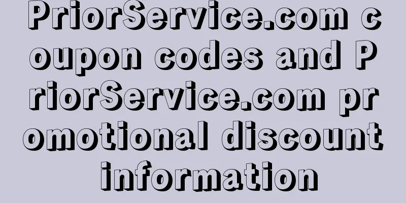 PriorService.com coupon codes and PriorService.com promotional discount information