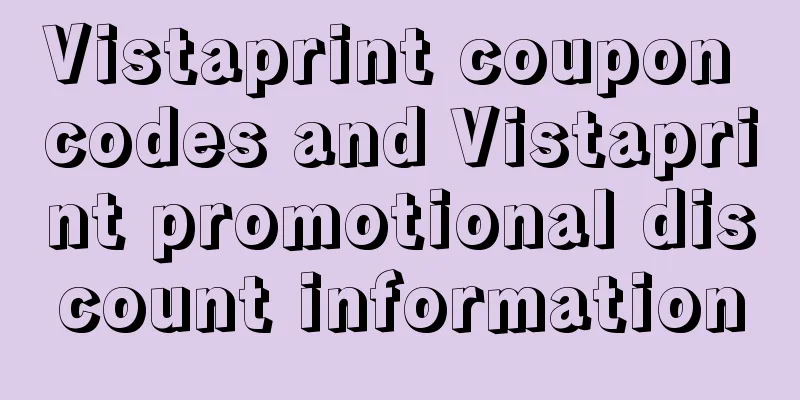 Vistaprint coupon codes and Vistaprint promotional discount information
