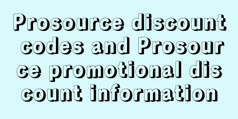 Prosource discount codes and Prosource promotional discount information