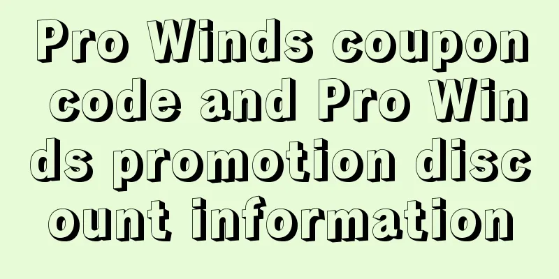 Pro Winds coupon code and Pro Winds promotion discount information