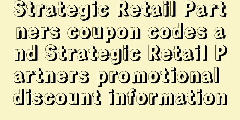 Strategic Retail Partners coupon codes and Strategic Retail Partners promotional discount information