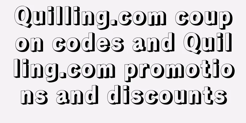Quilling.com coupon codes and Quilling.com promotions and discounts