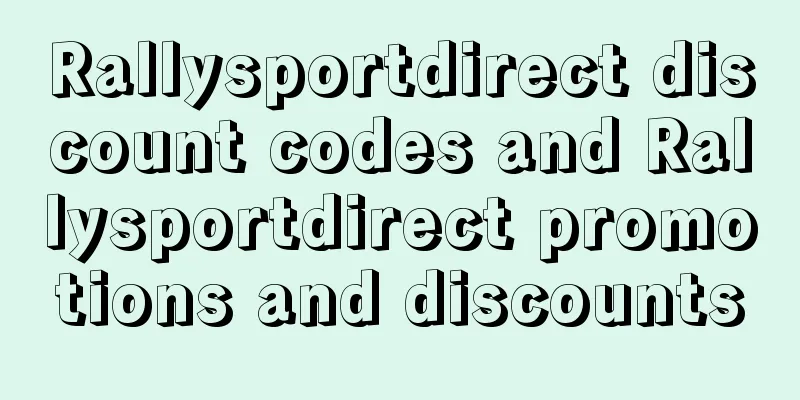 Rallysportdirect discount codes and Rallysportdirect promotions and discounts