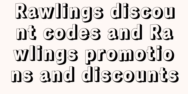 Rawlings discount codes and Rawlings promotions and discounts
