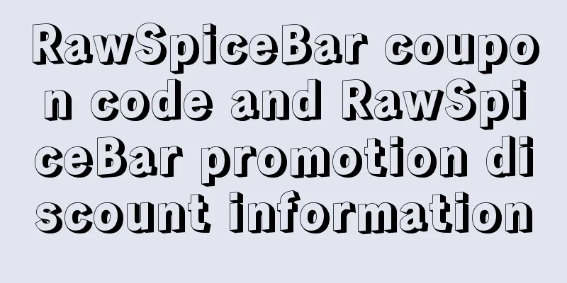 RawSpiceBar coupon code and RawSpiceBar promotion discount information