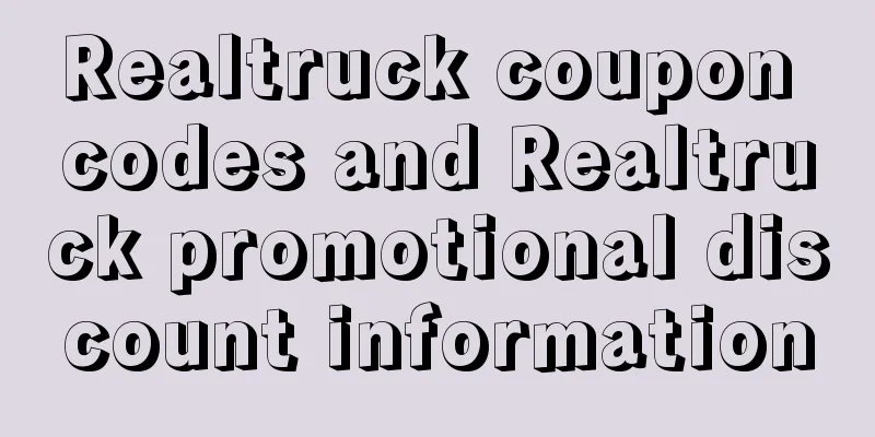 Realtruck coupon codes and Realtruck promotional discount information