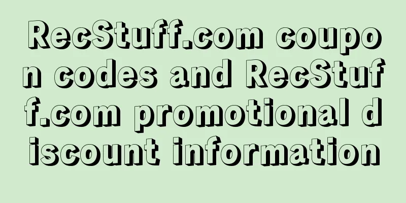 RecStuff.com coupon codes and RecStuff.com promotional discount information