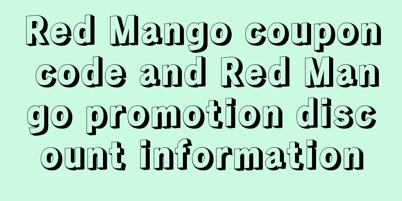 Red Mango coupon code and Red Mango promotion discount information