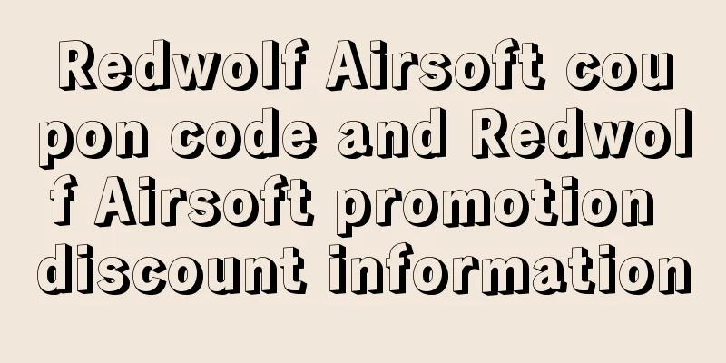Redwolf Airsoft coupon code and Redwolf Airsoft promotion discount information