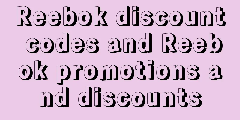 Reebok discount codes and Reebok promotions and discounts