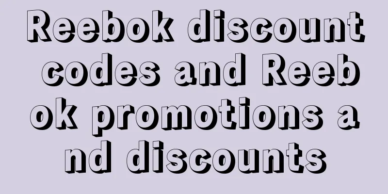 Reebok discount codes and Reebok promotions and discounts