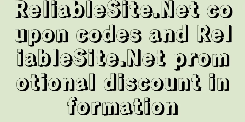 ReliableSite.Net coupon codes and ReliableSite.Net promotional discount information