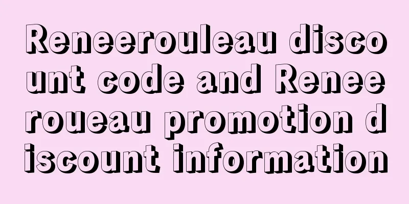 Reneerouleau discount code and Reneeroueau promotion discount information