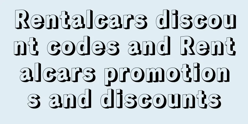 Rentalcars discount codes and Rentalcars promotions and discounts