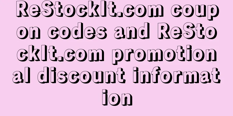 ReStockIt.com coupon codes and ReStockIt.com promotional discount information