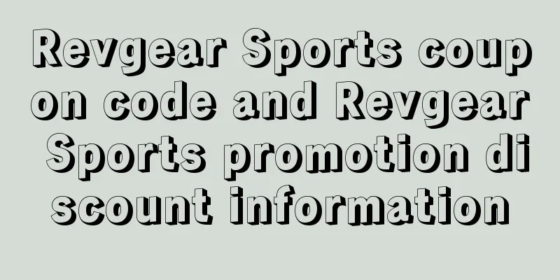 Revgear Sports coupon code and Revgear Sports promotion discount information