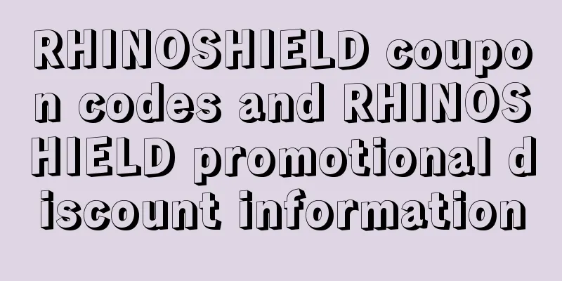 RHINOSHIELD coupon codes and RHINOSHIELD promotional discount information