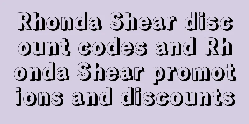 Rhonda Shear discount codes and Rhonda Shear promotions and discounts