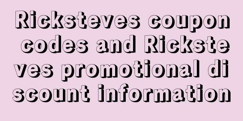 Ricksteves coupon codes and Ricksteves promotional discount information