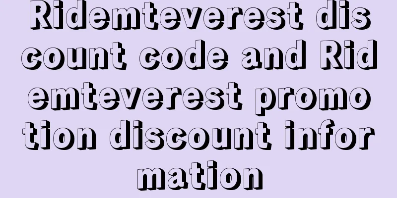 Ridemteverest discount code and Ridemteverest promotion discount information