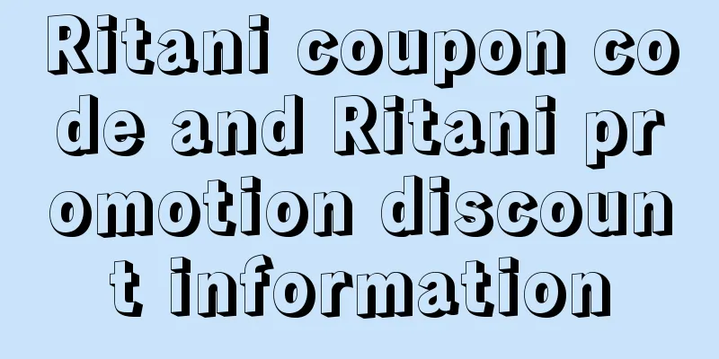 Ritani coupon code and Ritani promotion discount information