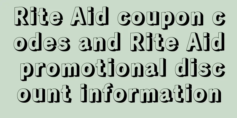 Rite Aid coupon codes and Rite Aid promotional discount information