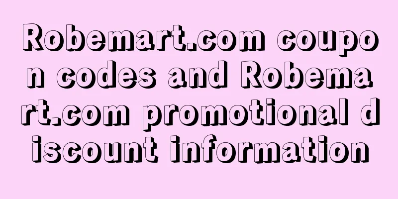 Robemart.com coupon codes and Robemart.com promotional discount information