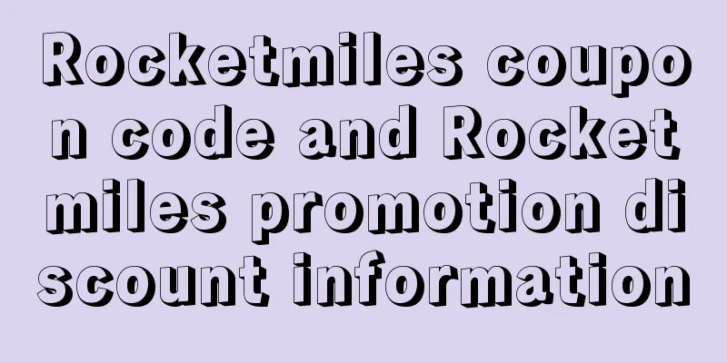 Rocketmiles coupon code and Rocketmiles promotion discount information
