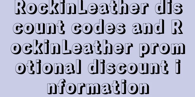 RockinLeather discount codes and RockinLeather promotional discount information
