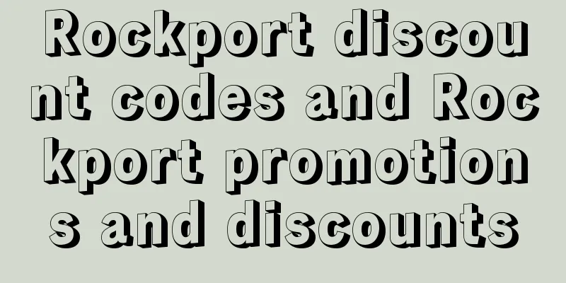 Rockport discount codes and Rockport promotions and discounts