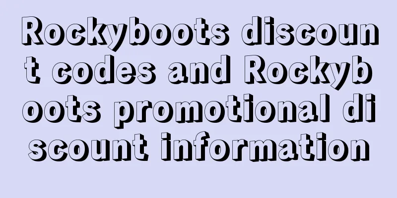 Rockyboots discount codes and Rockyboots promotional discount information