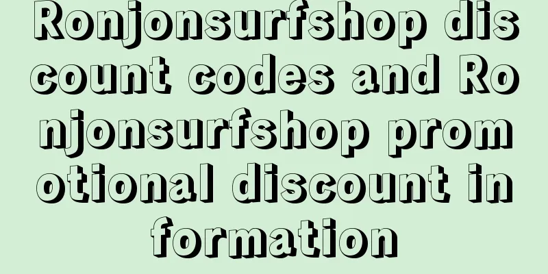 Ronjonsurfshop discount codes and Ronjonsurfshop promotional discount information