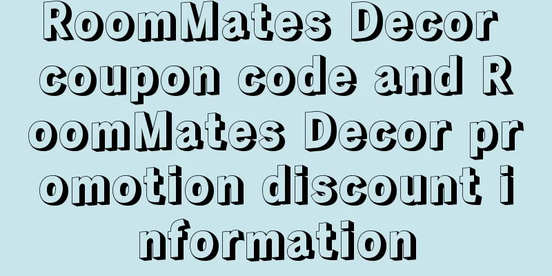 RoomMates Decor coupon code and RoomMates Decor promotion discount information
