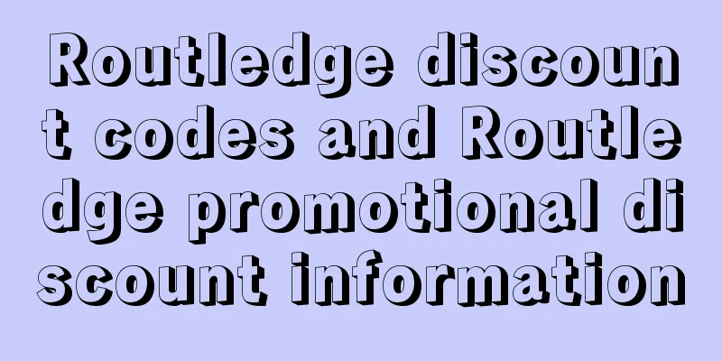 Routledge discount codes and Routledge promotional discount information