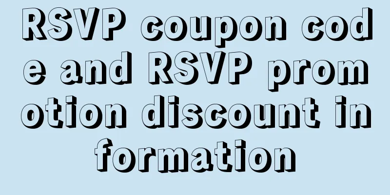 RSVP coupon code and RSVP promotion discount information