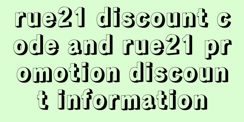 rue21 discount code and rue21 promotion discount information