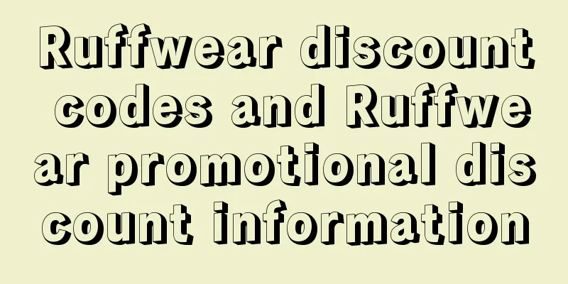Ruffwear discount codes and Ruffwear promotional discount information