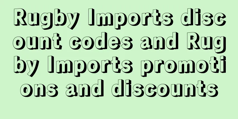 Rugby Imports discount codes and Rugby Imports promotions and discounts