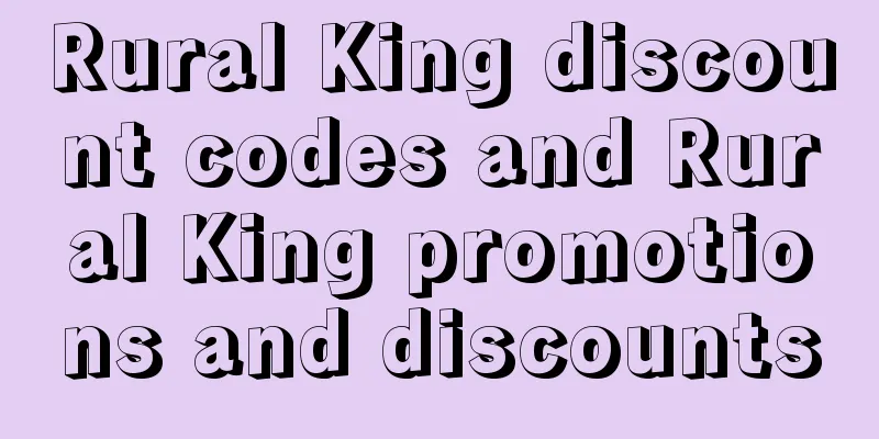 Rural King discount codes and Rural King promotions and discounts