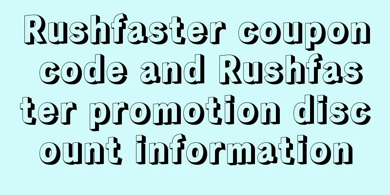 Rushfaster coupon code and Rushfaster promotion discount information