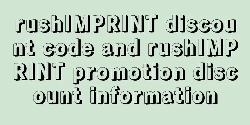 rushIMPRINT discount code and rushIMPRINT promotion discount information
